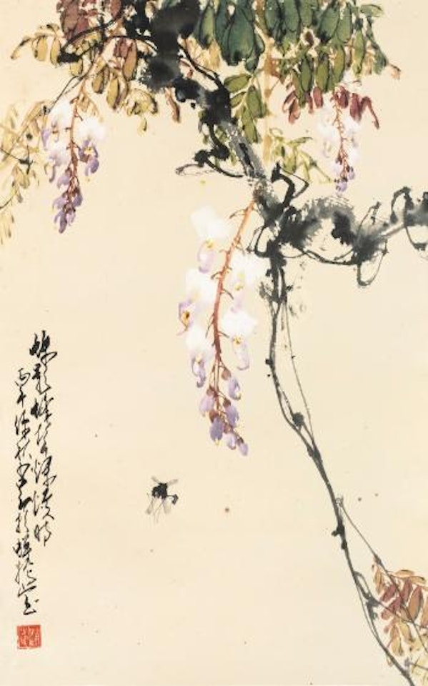 Wisteria and Insect by Zhao Shao'ang