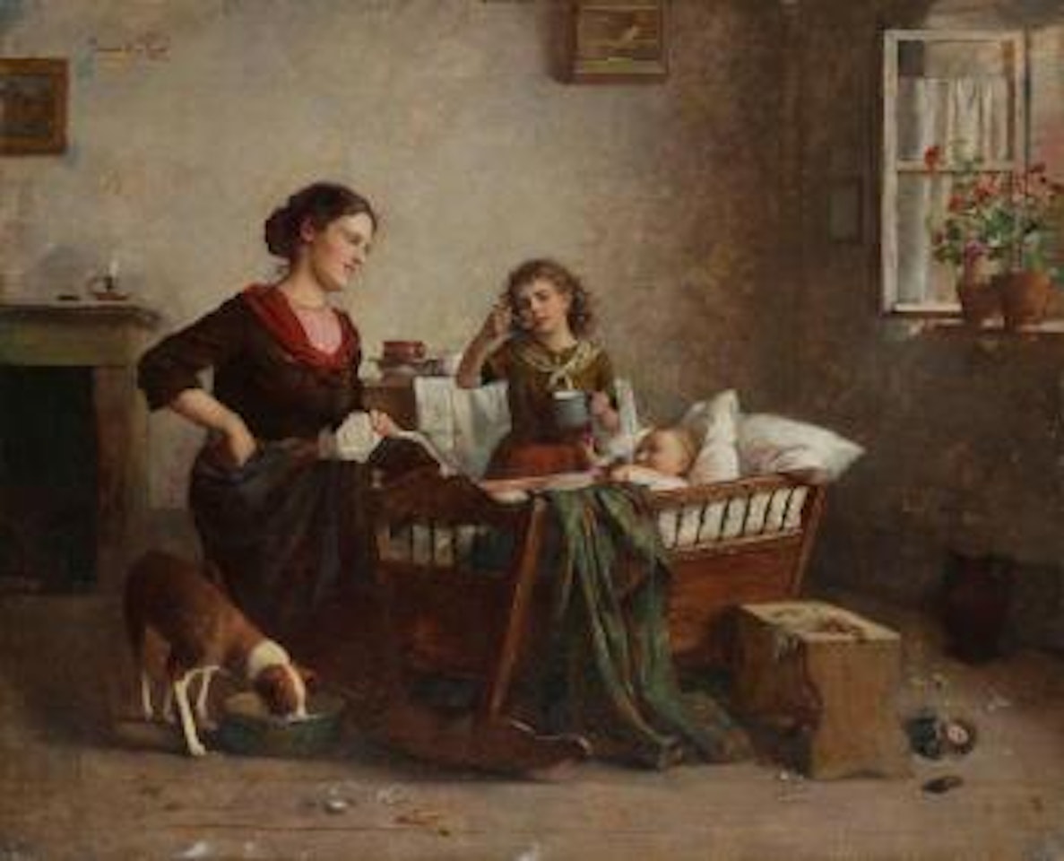 Scène de famille by Edmund Adler
