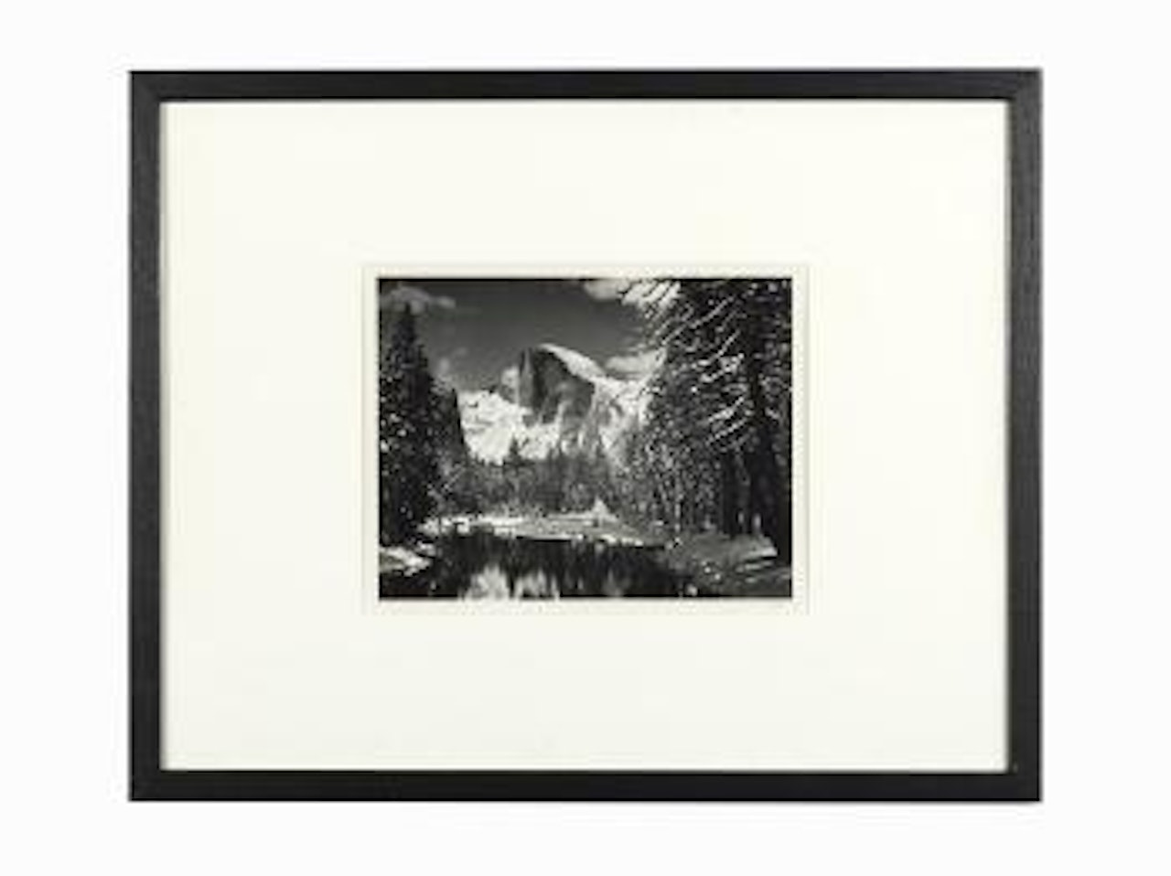 Half Dome, Merced River, Winter, Yosemite National Park, California by Ansel Adams
