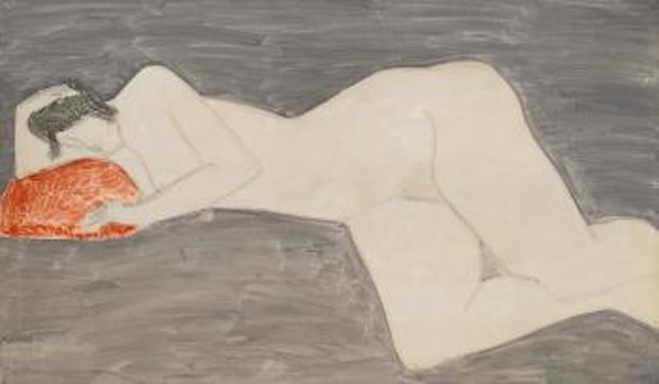 Reclining Female by Milton Avery