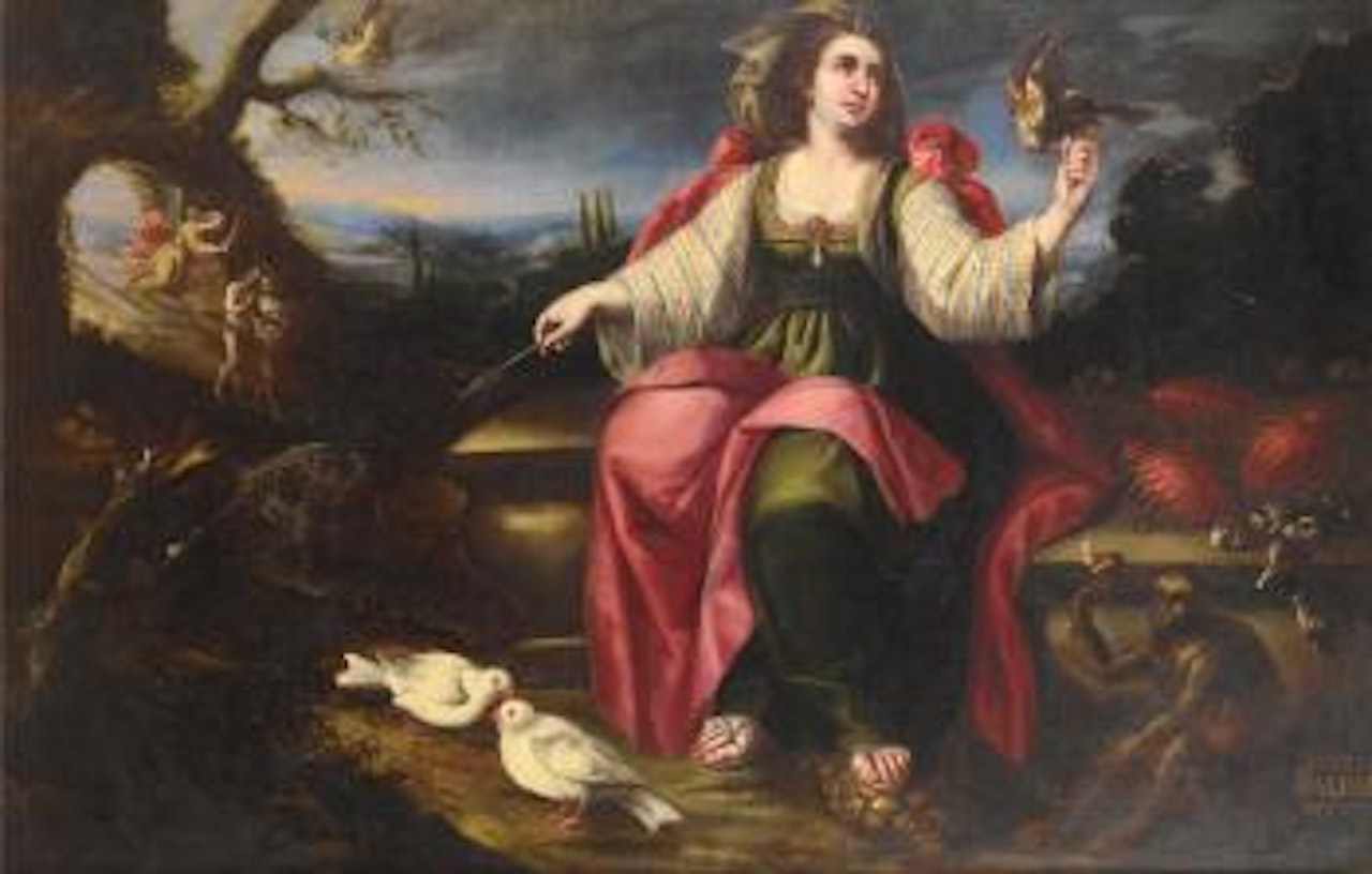 An allegory of the sense of touch by Juan de Arellano