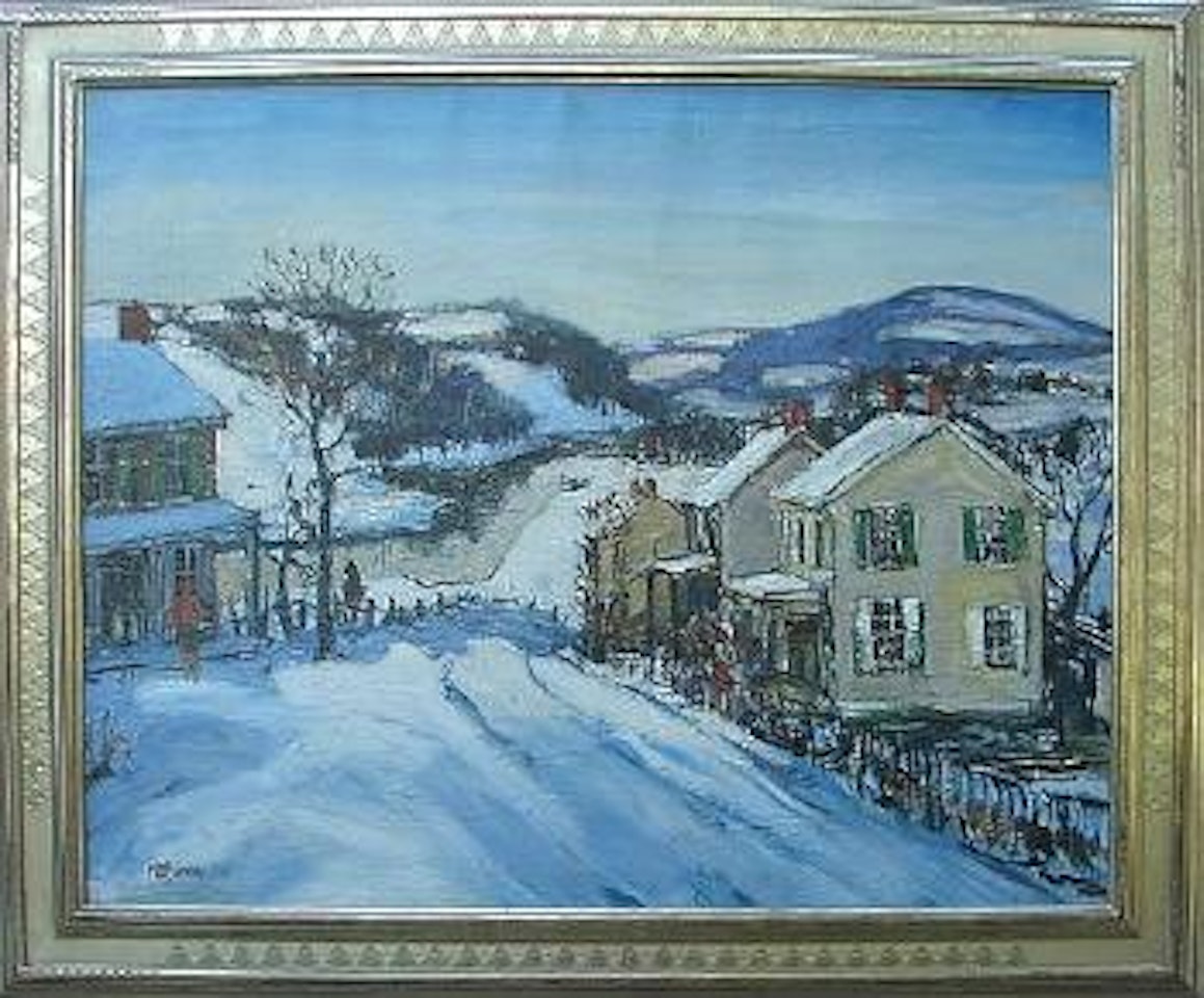 Canal and river by Walter Emerson Baum