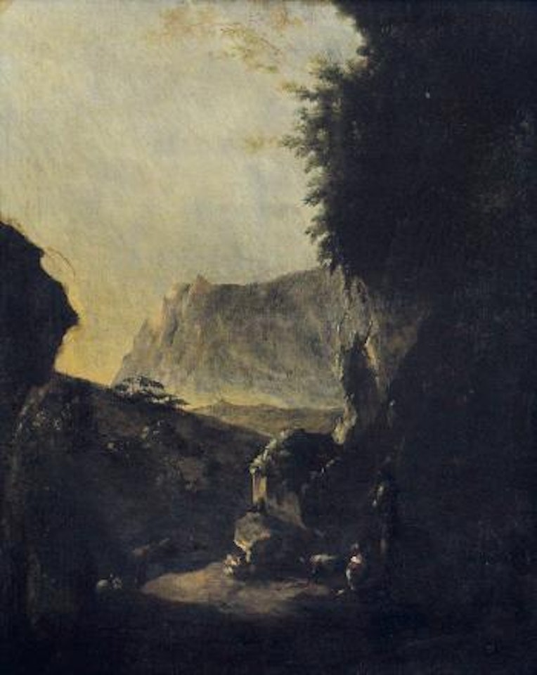 Paesaggio con figure e armenti by Nicolaes Pietersz Berchem