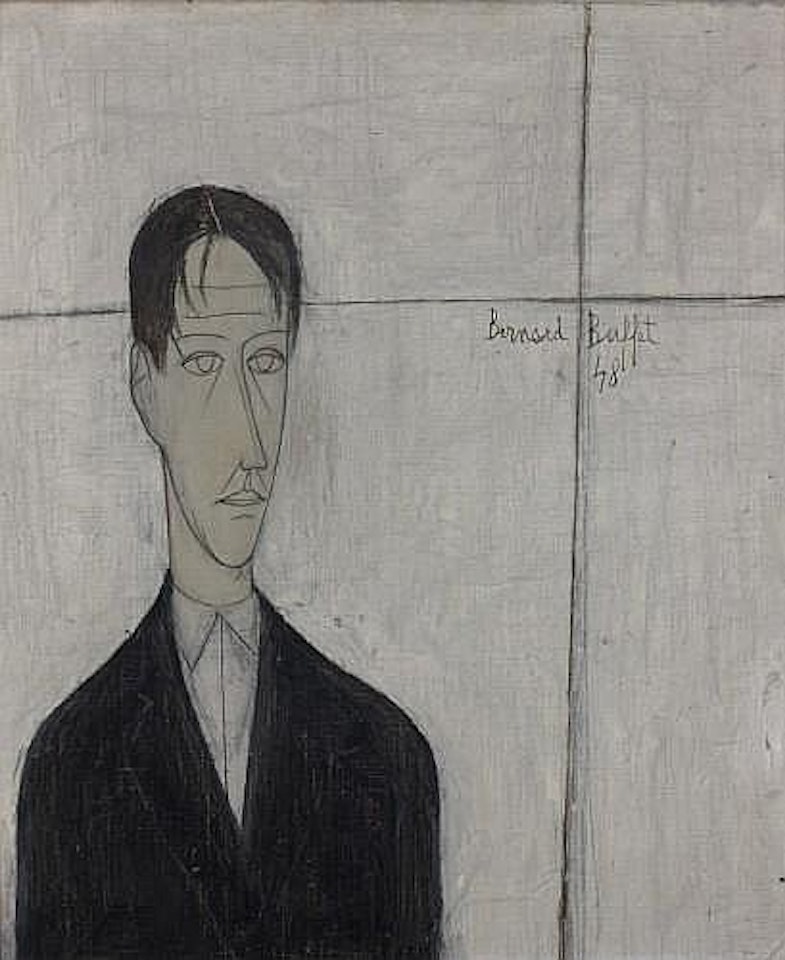 Portrait d'homme, Bernard Buffet : Auction Prices & Indices: LiveArt