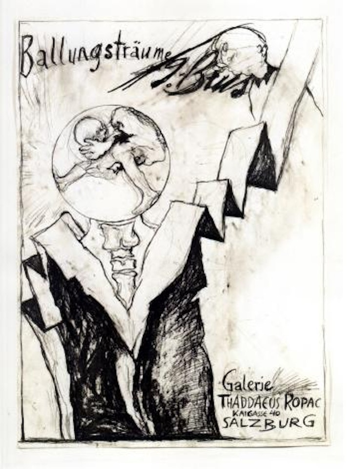 Ballungstraume (Plakatentwurf) by Gunter Brus