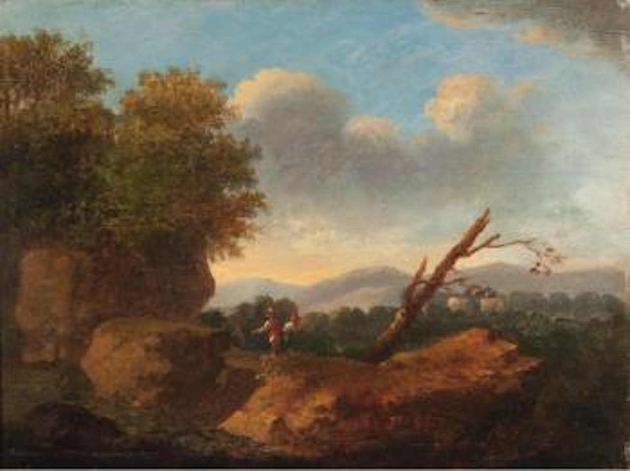 Italienische Landschaft mit Figurenstaffage by Jan Both