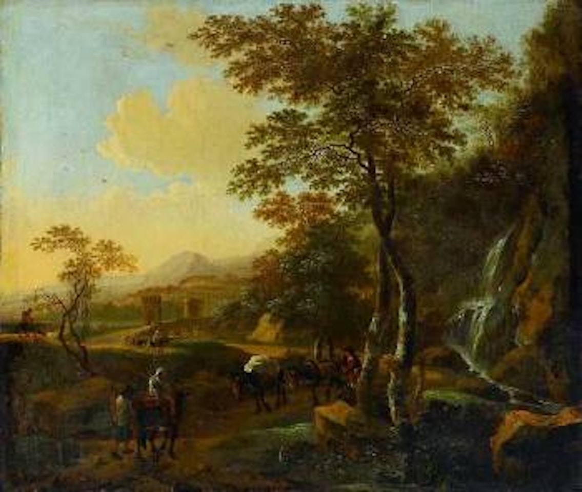 Landschaft mit Reitern by Jan Both