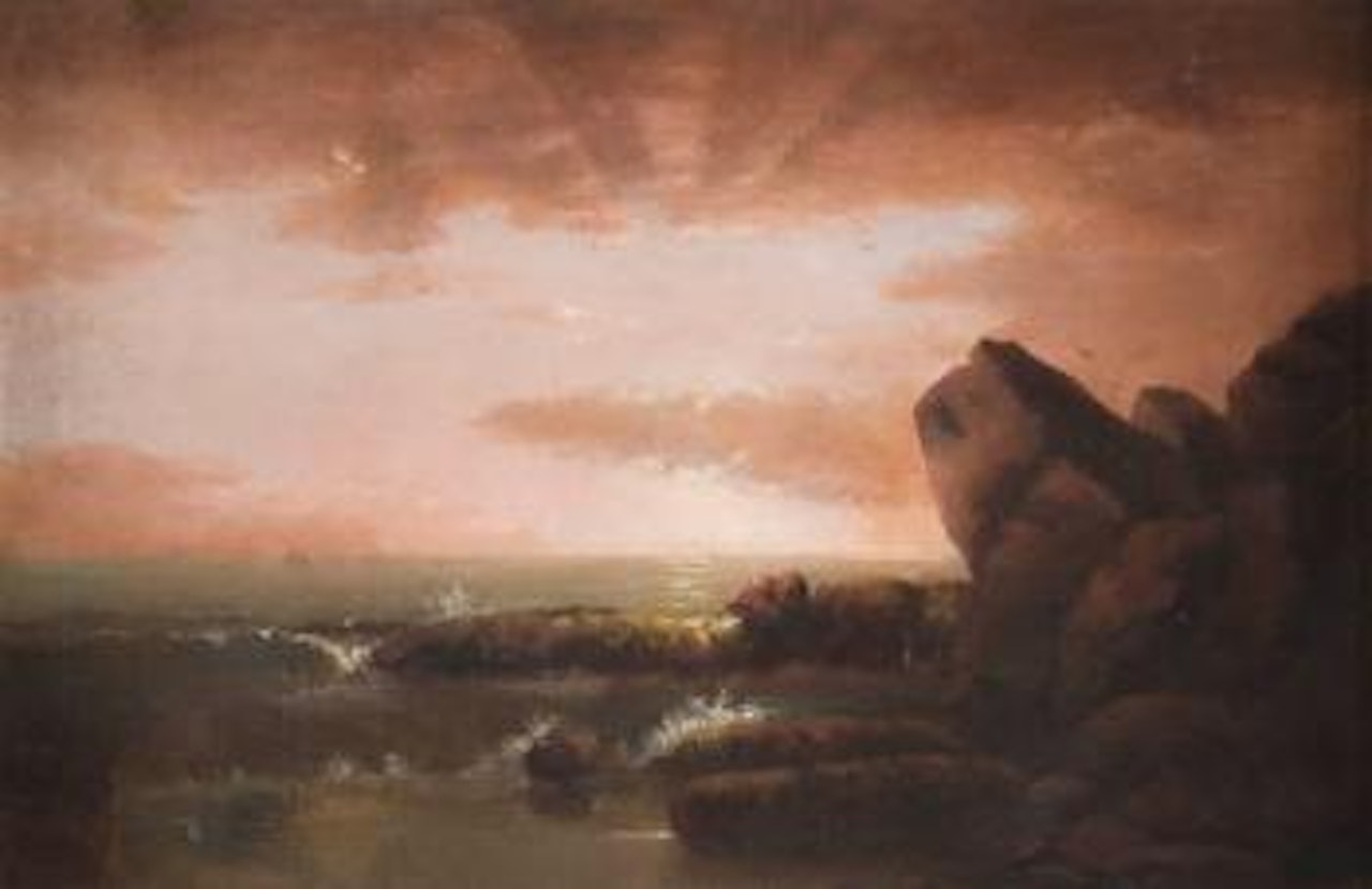 Coucher de soleil sur la mer by Alfred Thompson Bricher
