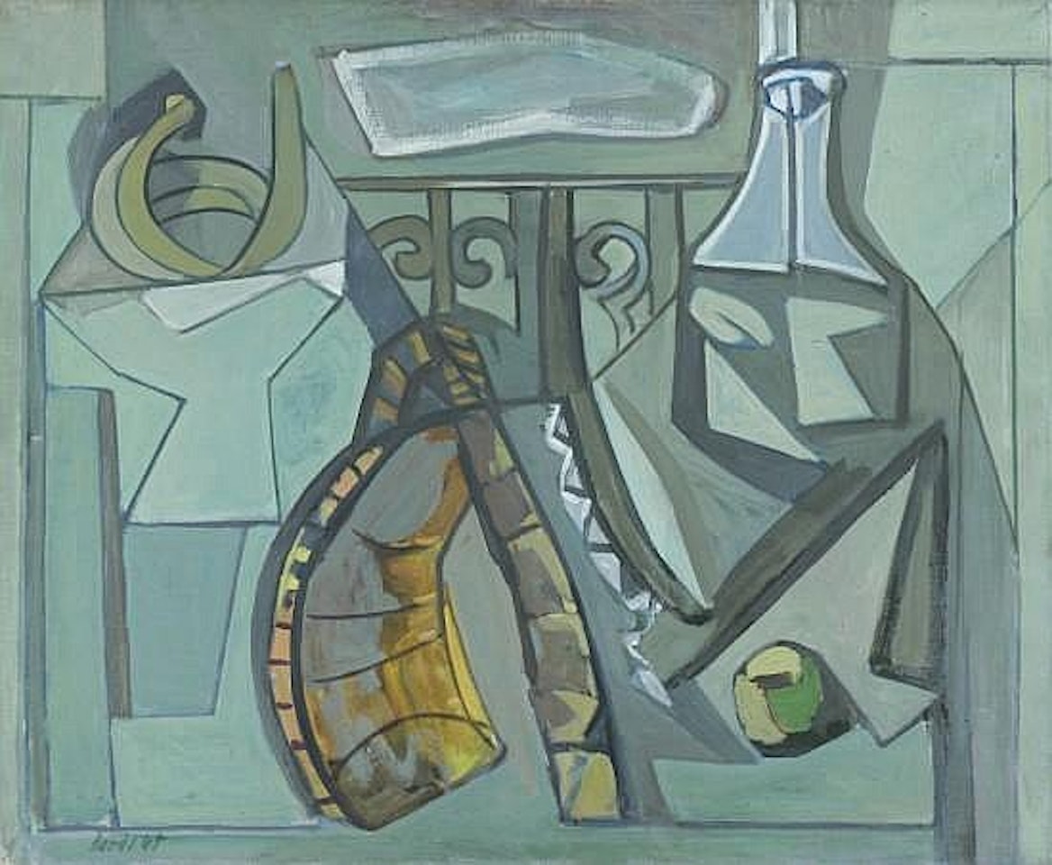 Composition devant une fenêtre ouverte by Francisco Bores