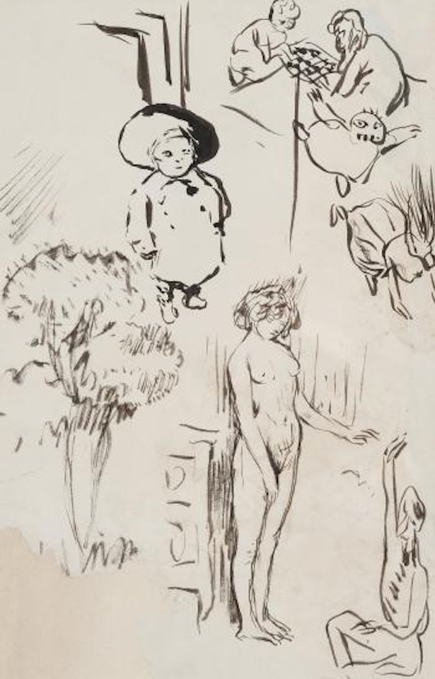 Composition with several figures by Pierre Bonnard