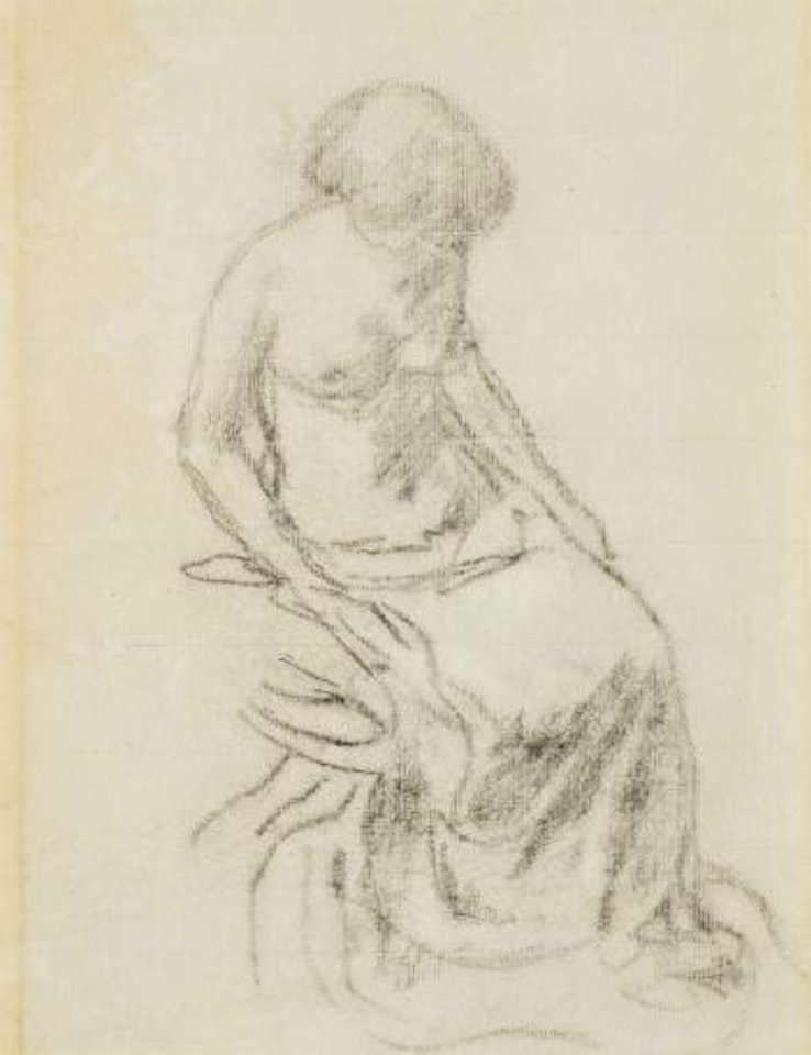 Baigneuse assise by Pierre Bonnard