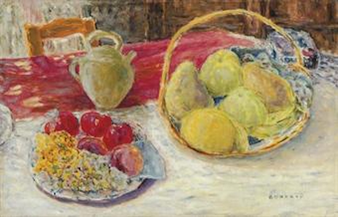 Nature morte aux fruits dans le soleil by Pierre Bonnard