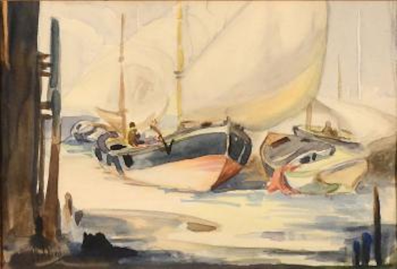 Sailboats by Giovanni Boldini