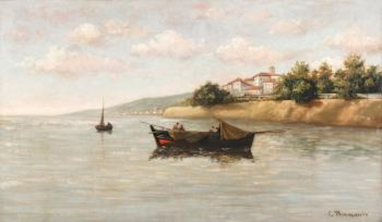 Barcas cerca de la costa by Carlo Brancaccio