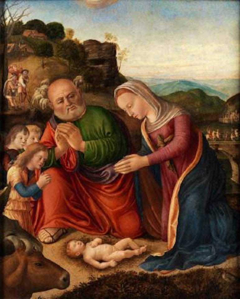 Anbetung des Kindes by Giovanni Bellini