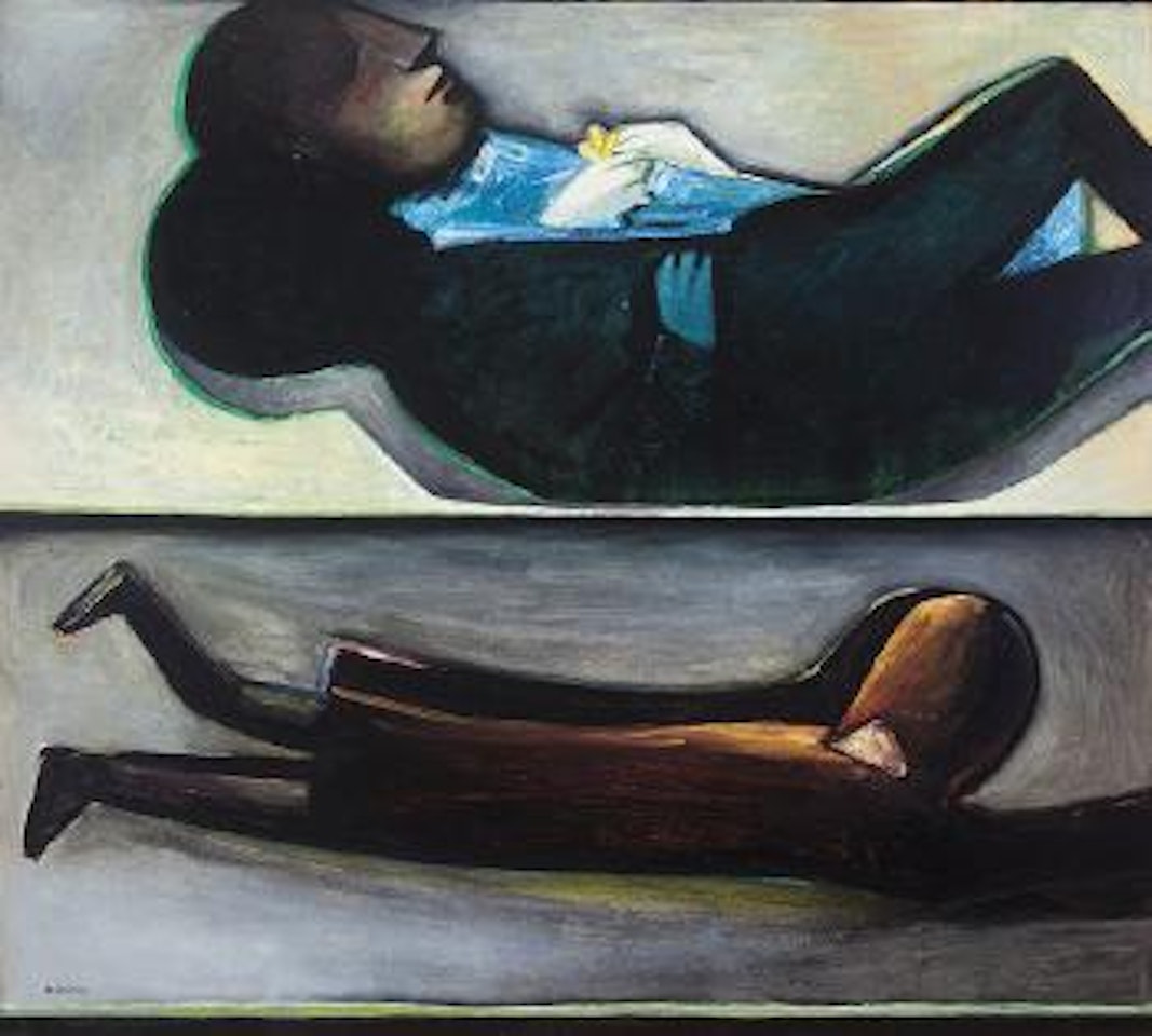 Double image by Charles Blackman