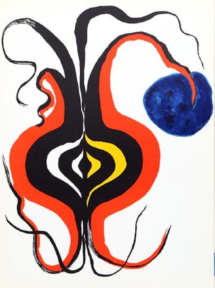 The onion from Derriere le Miroir by Alexander Calder