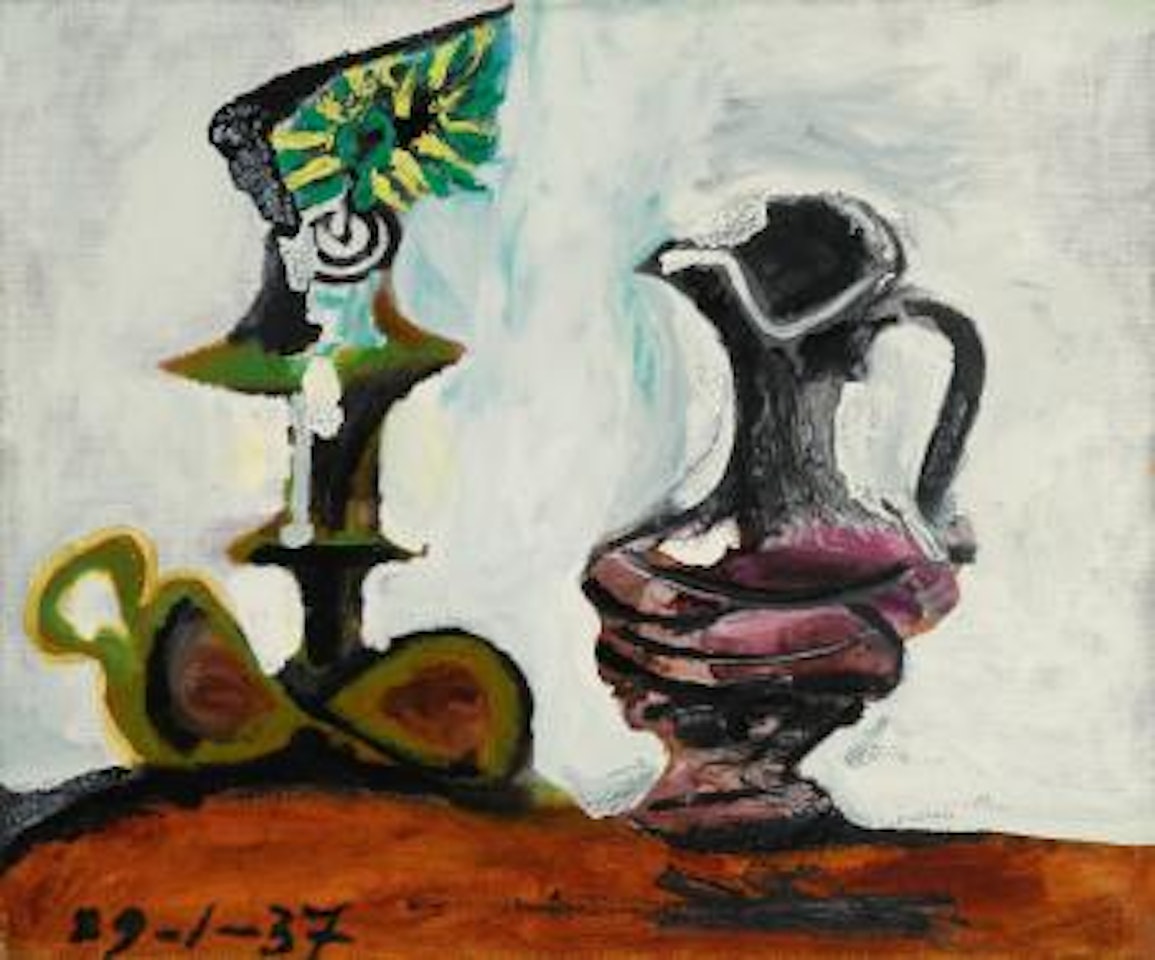 Nature Morte à La Bougie by Pablo Picasso