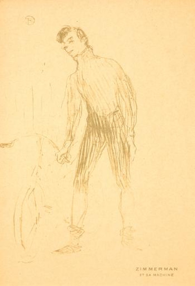Zimmerman et sa machine by Henri de Toulouse-Lautrec