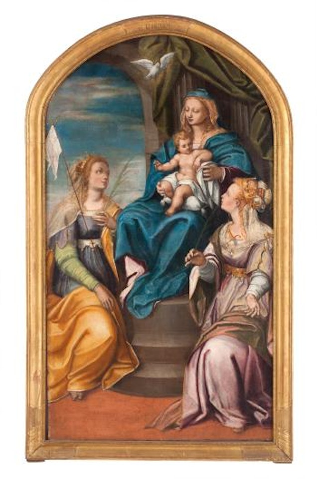 Madonnan med barnet by Italian School