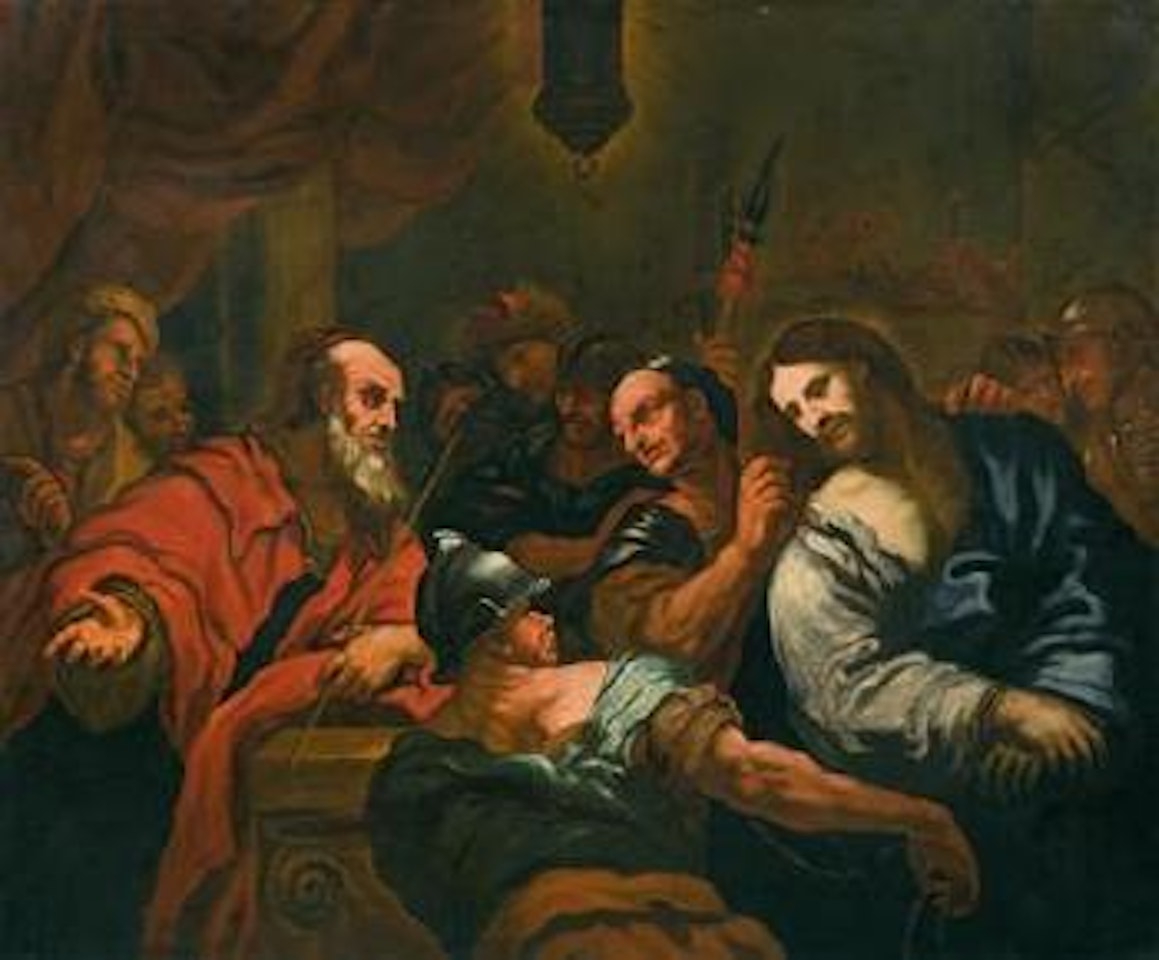 Christ before Caiaphas by Neapolitan School