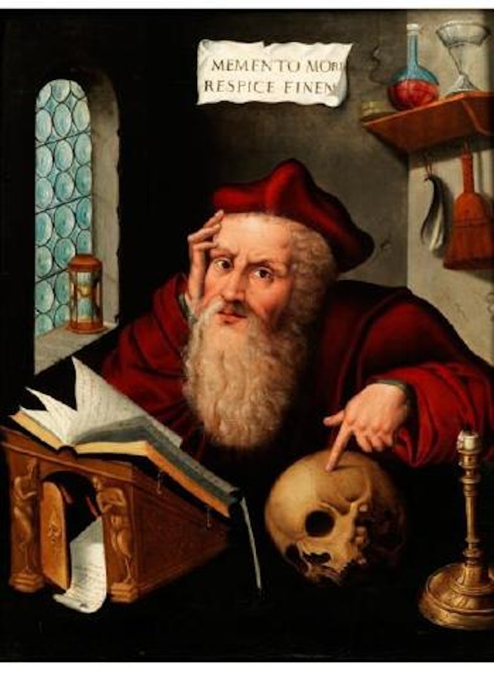 Hieronymus In Seinem Studierzimmer by Joos van Cleve