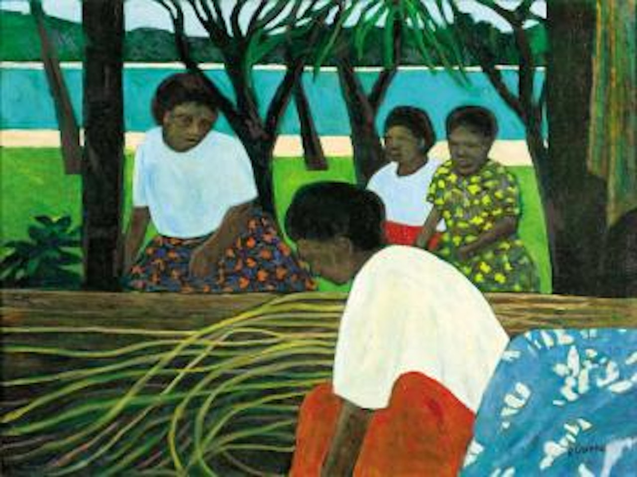 Basket weavers by Ray Austin Crooke