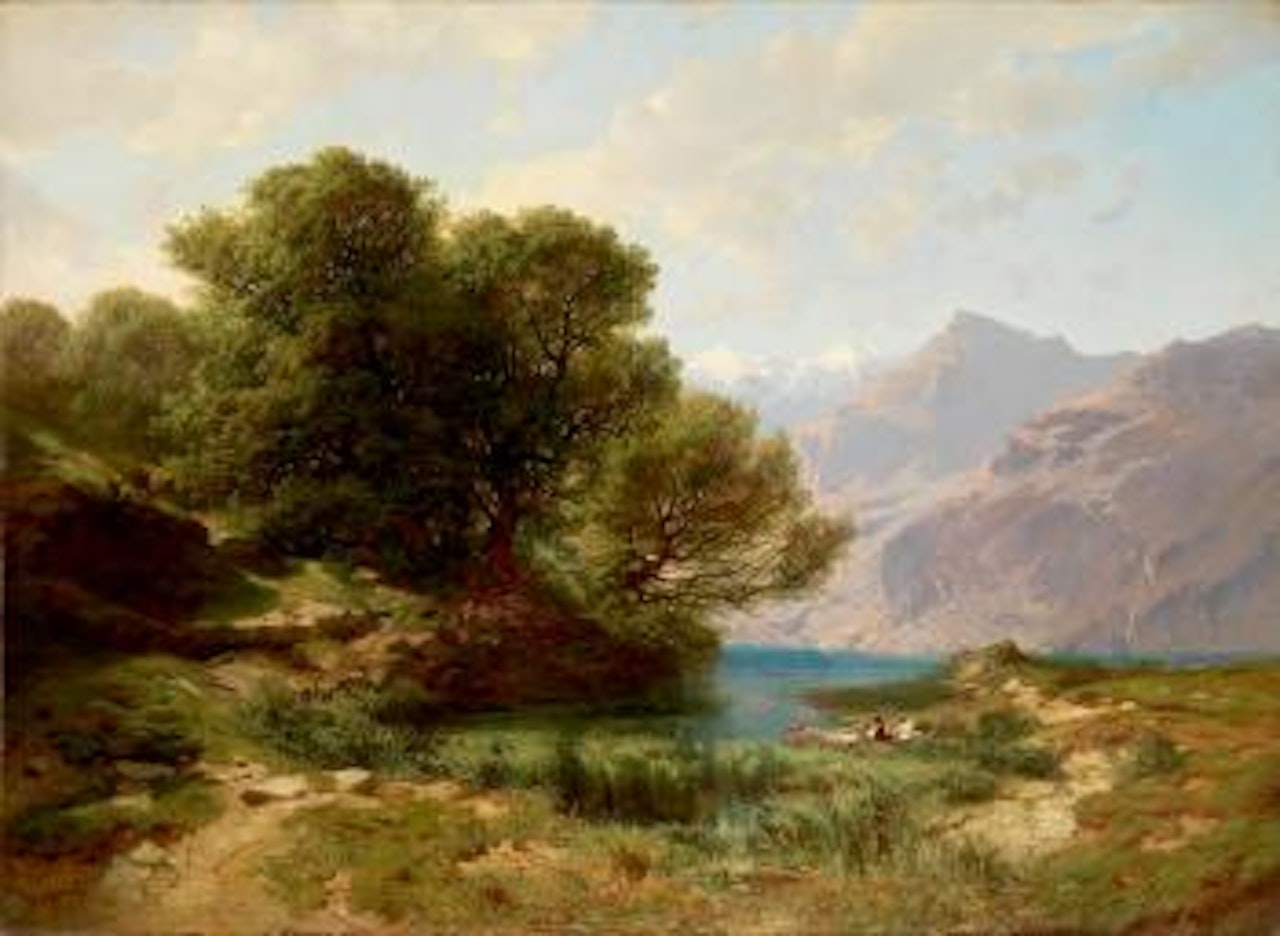 Lac des Quatre-Cantons (Vierwaldstättersee) by Alexandre Calame