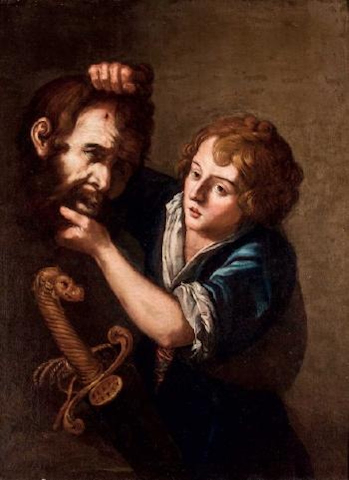 David con la cabeza de Goliat by Caravaggio