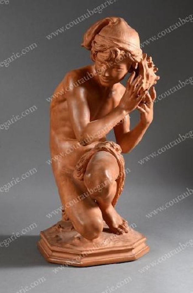 Le pécheur à la coquille by Jean-Baptiste Carpeaux