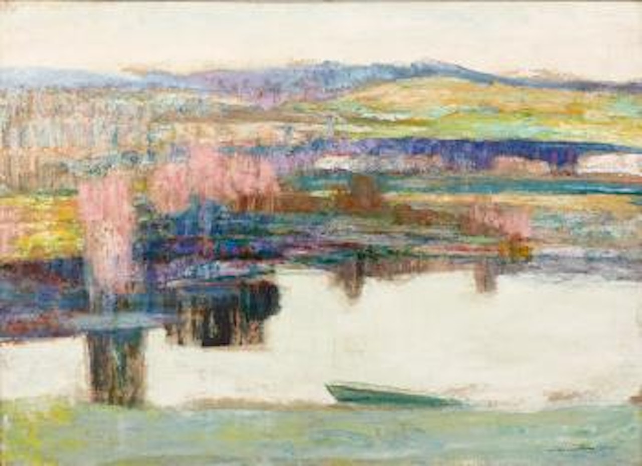 La barque verte by Victor Charreton