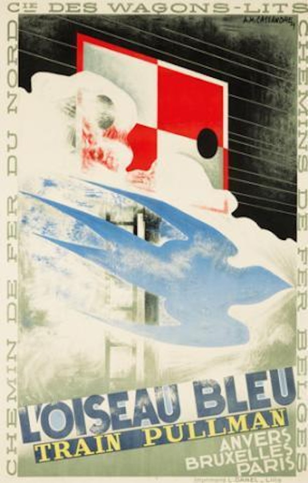 L'Oiseau bleu by Cassandre (Adolphe Jean-Marie Mouron)