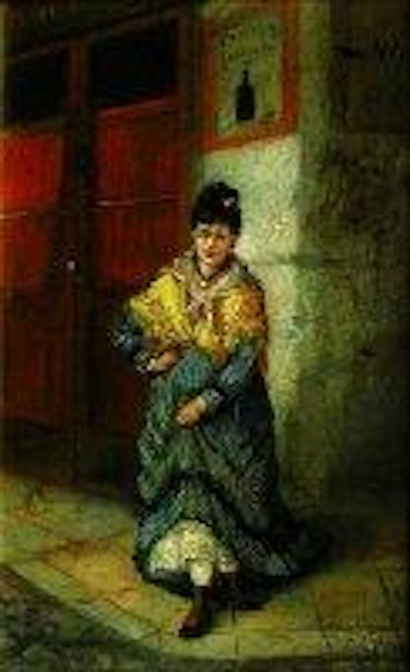 Femme dans la rue by Guglielmo Ciardi