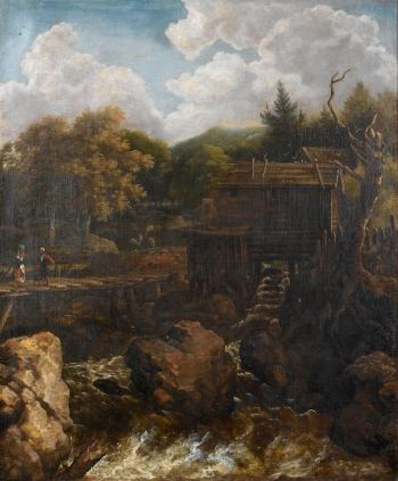 A Norwegian mountain landscape by Allart van Everdingen