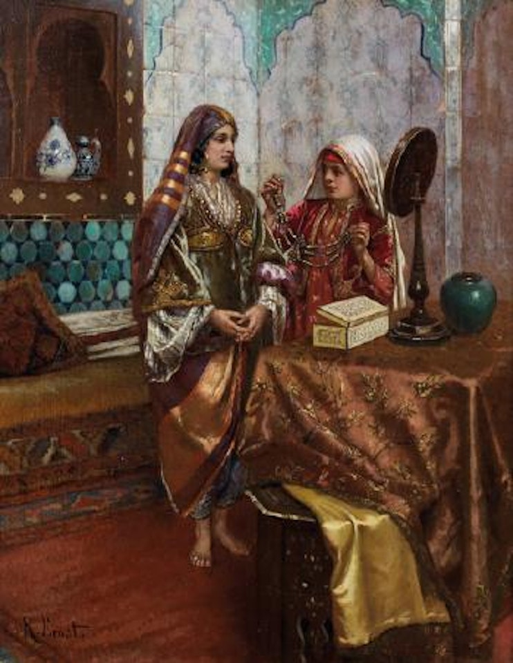 Le cadeau de mariage by Rudolf Ernst