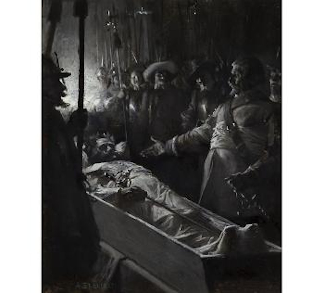 Last respects by Albert Edelfelt