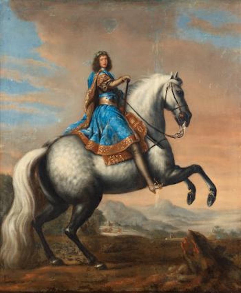 Karl XI till häst (1655-1697) by David Klöcker von Ehrenstrahl