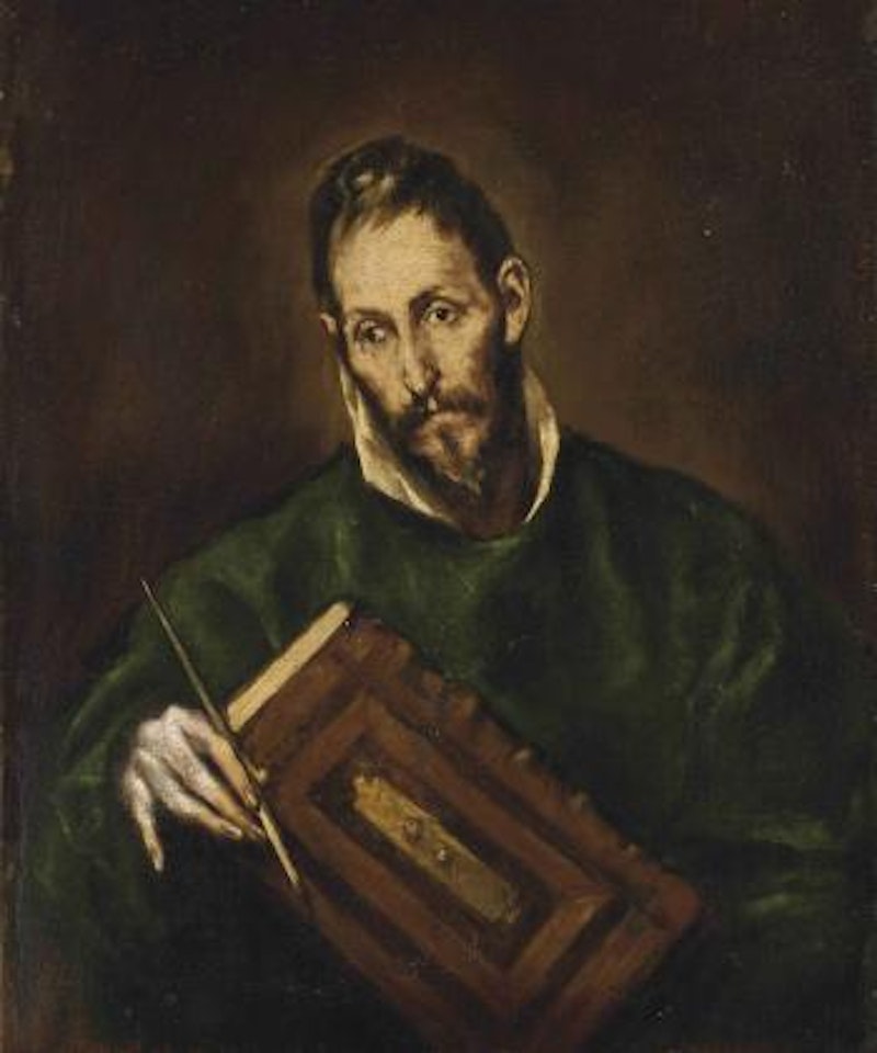 Saint Luke by El Greco