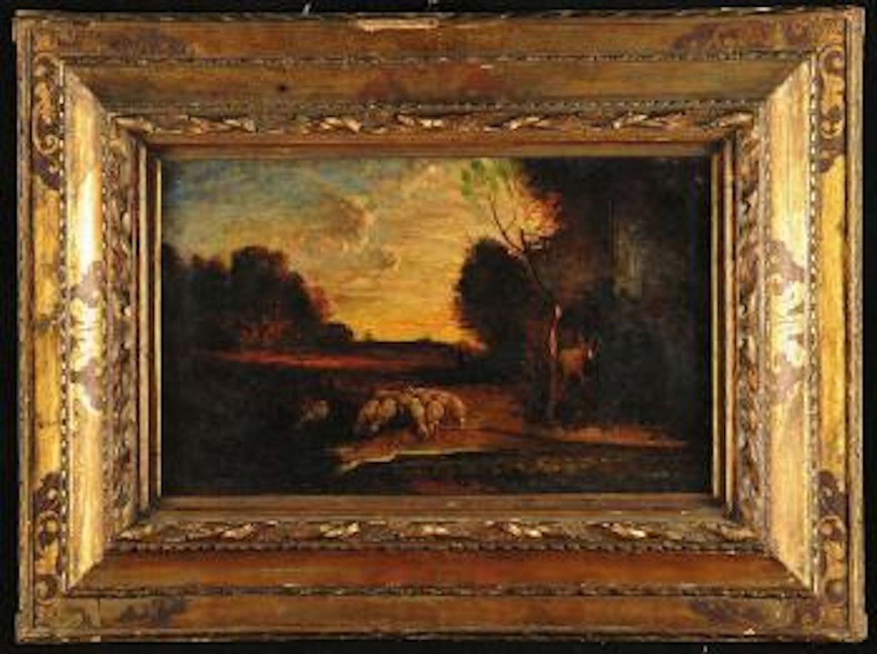 Paesaggio con armenti by Antonio Fontanesi