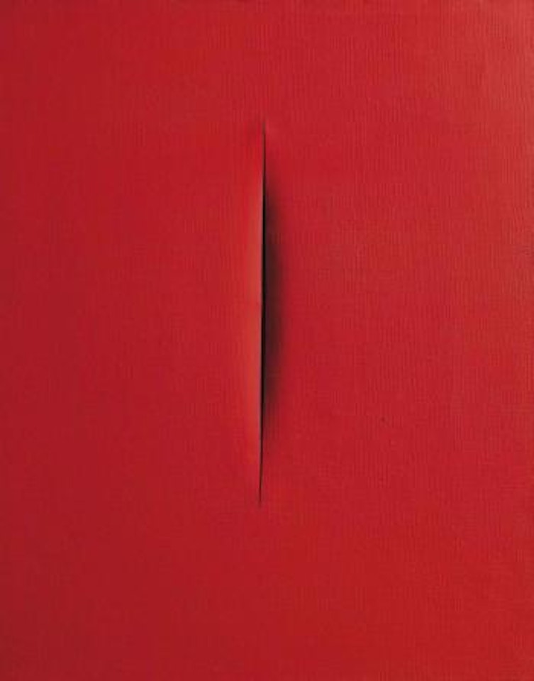 Concetto spaziale, Attesa by Lucio Fontana
