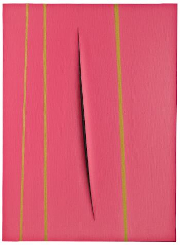 Concetto Spaziale, Attesa by Lucio Fontana
