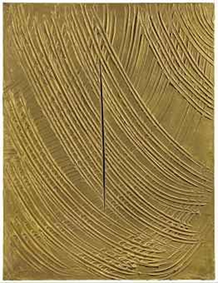 Concetto spaziale by Lucio Fontana