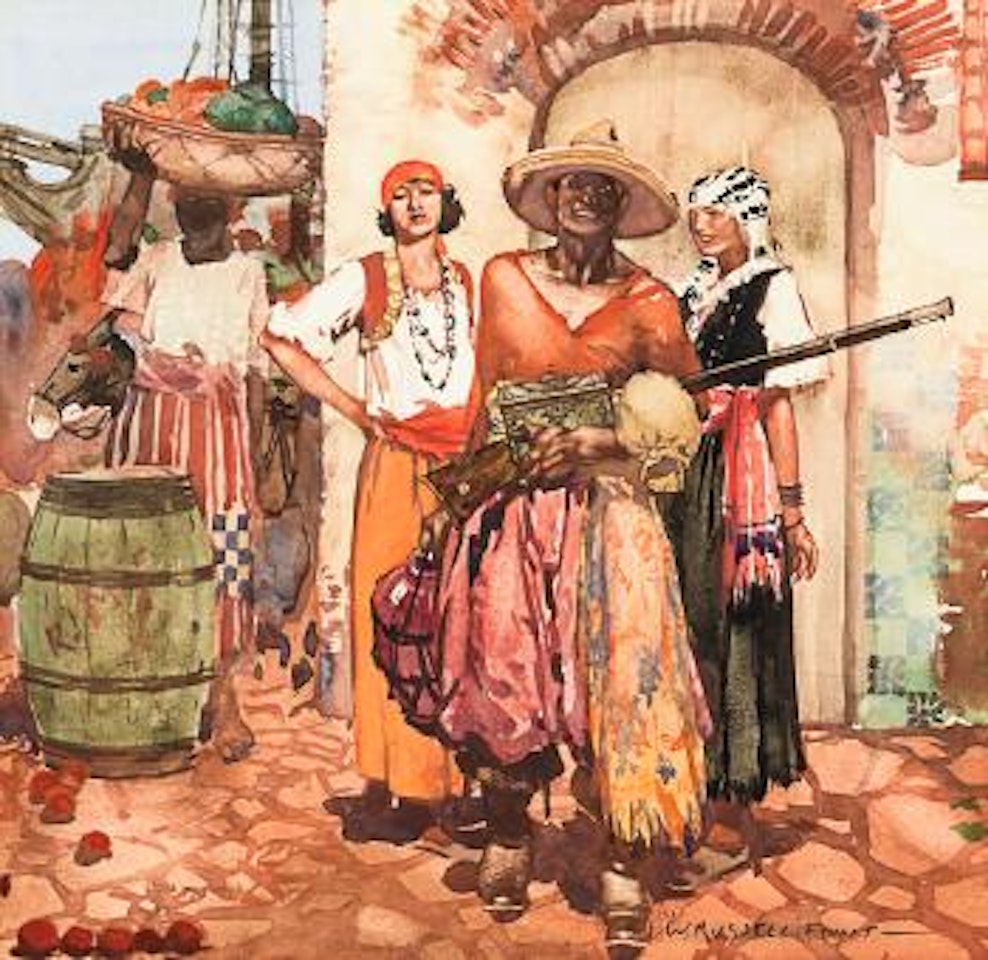 Market Scene by William Russell Flint