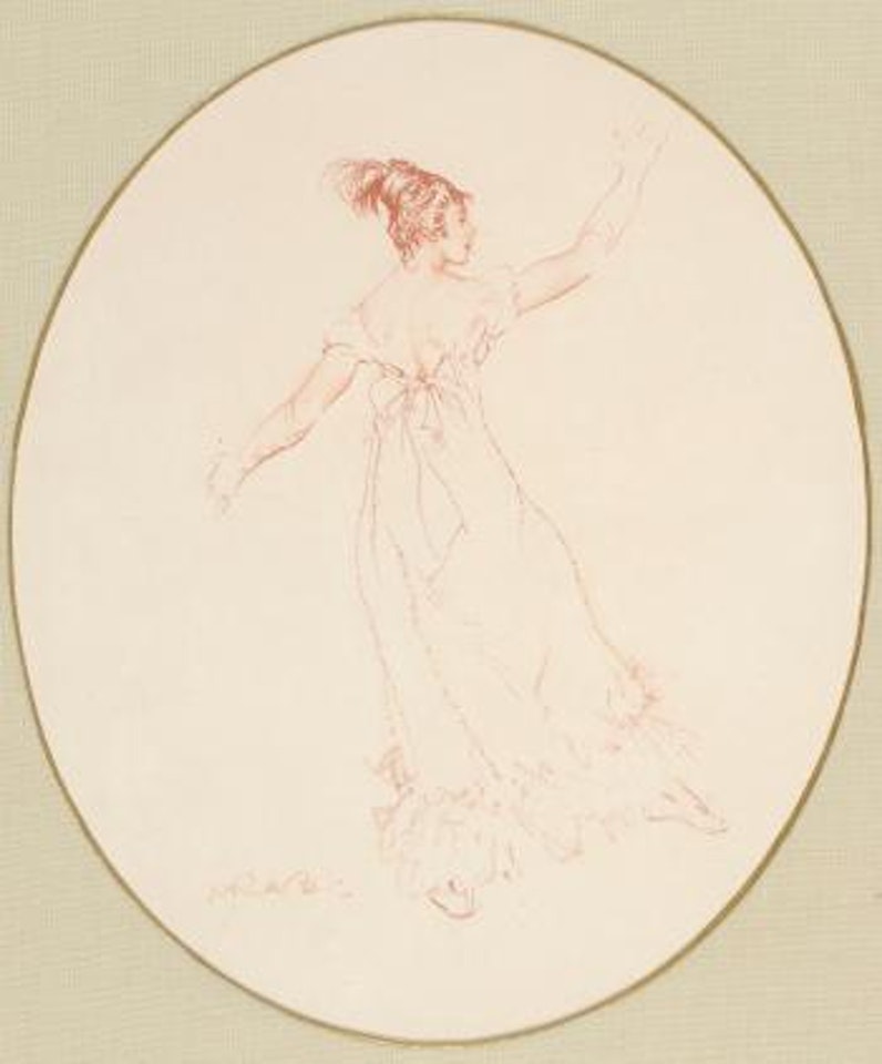 Study of a girl dancing by William Russell Flint