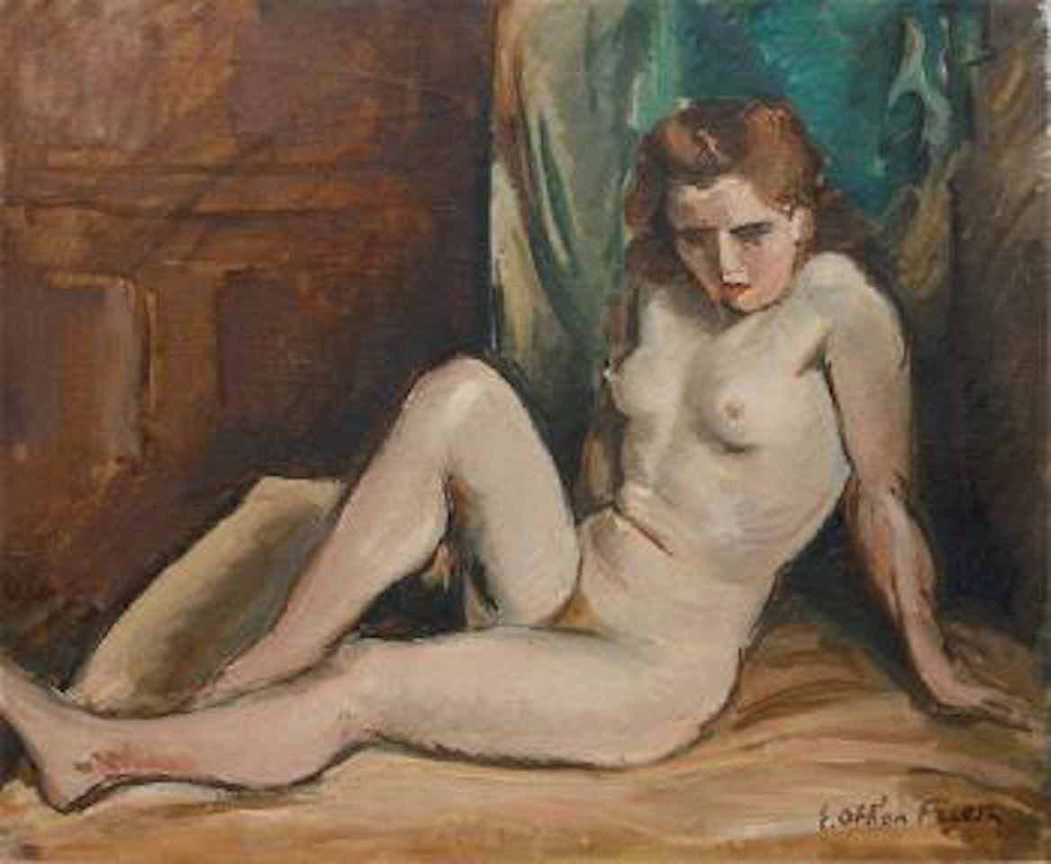 Nu assis by Othon Friesz