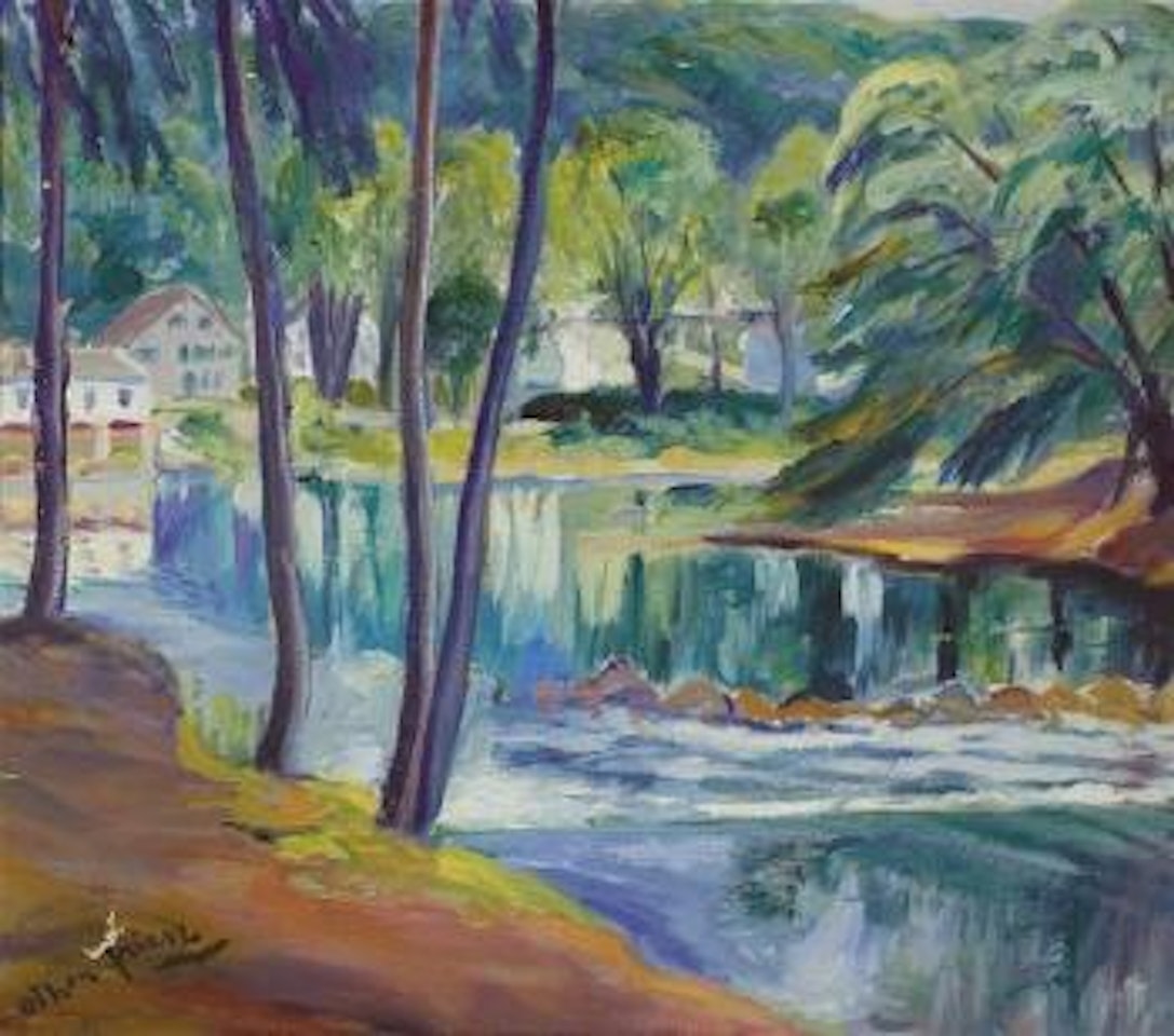 Summer day along the lake by Othon Friesz