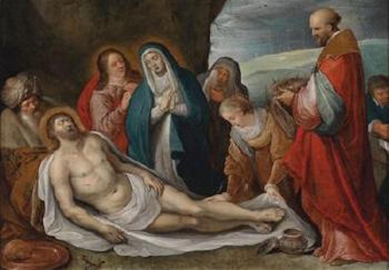 The entombment of Christ by Frans Francken II