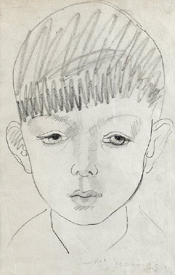 André a 10 ans by Leonard Tsuguharu Foujita