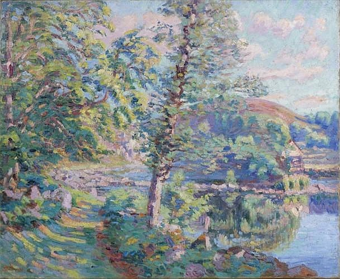 Bord de la rivière: Crozant, matin de septembre by Armand Guillaumin