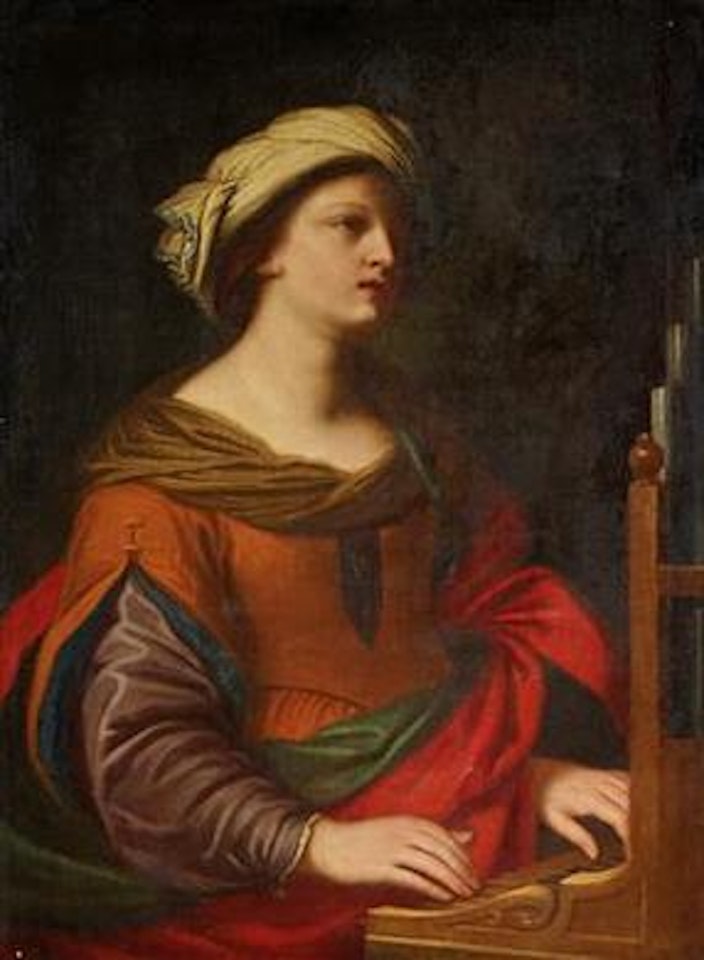 Saint Cecilia by Guercino